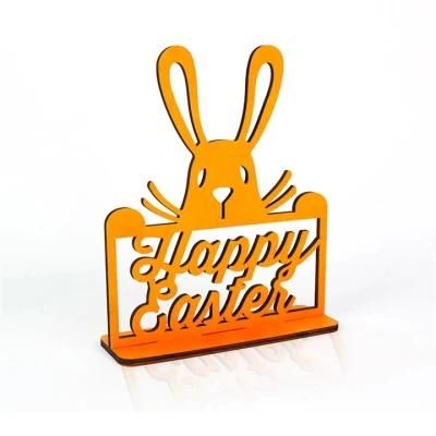 Laser Cut Wood Easter Day Bunny Decor Ornaments