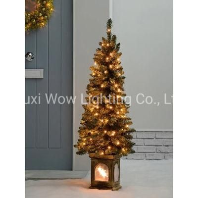 Craford Pine Christmas Tree with 80 Warm White LED Lights