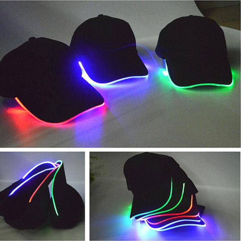 LED Light up Hat Bling Baseball LED Cap