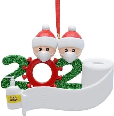 2020 Santa Claus Quarantine Christmas Xmas Ornament Party Decoration Gift