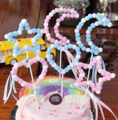 Balloon Cloud Rainbow Creative Cake Decoration
