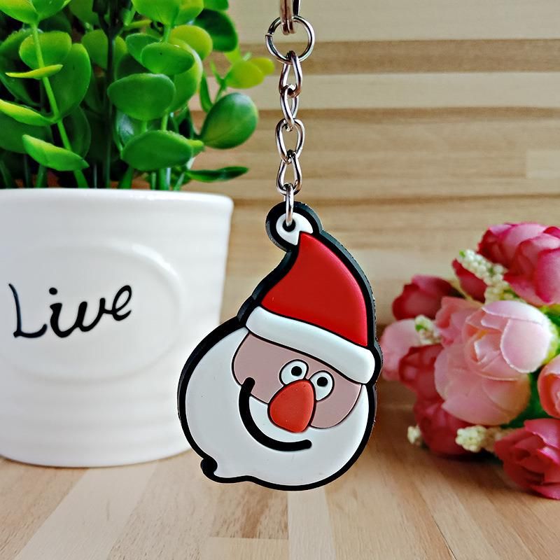 Hot Sale High Quality PVC Keychain for Christmas