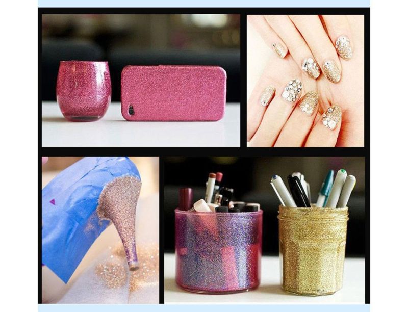 Foska Bottle Packing Bulk Colorful Cosmetic Glitter Powder