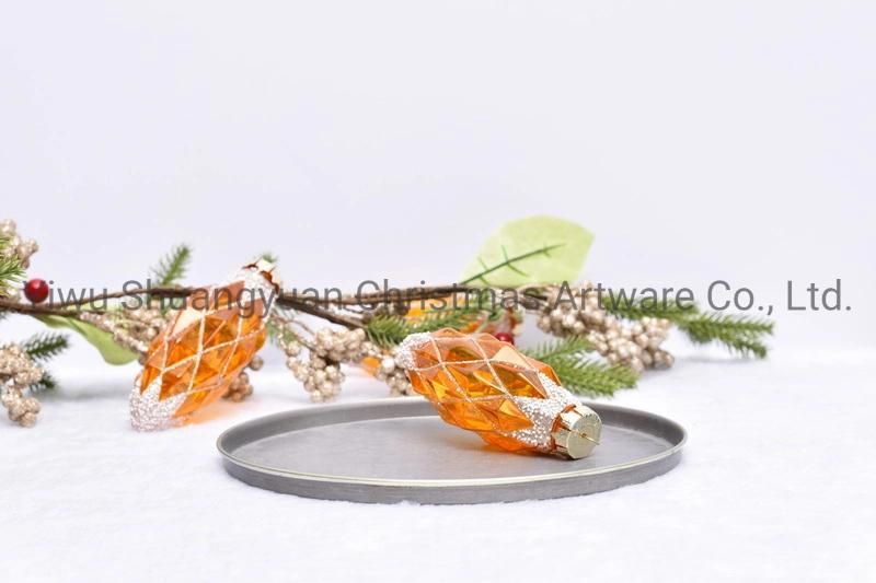 New Design Christmas Sharp Ball for Holiday Wedding Party Decoration Supplies Hook Ornament Craft Gifts