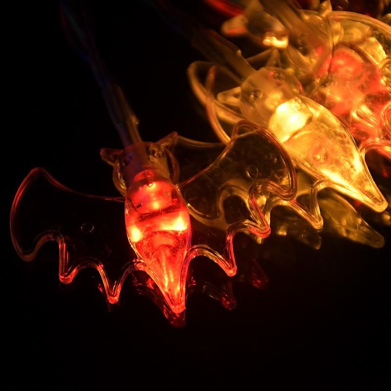 Halloween Pumpkin Ghost Skeletons Bat Spider LED Light String Festival Bar Home Party Decor Halloween Ornament