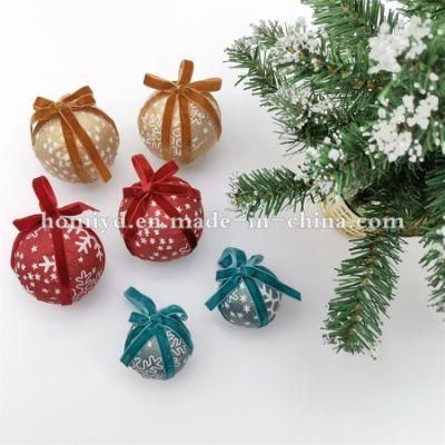 2022 Christmas Polyfoam Balls 25mm to 600mm Cloth Balls Christmas Decorations