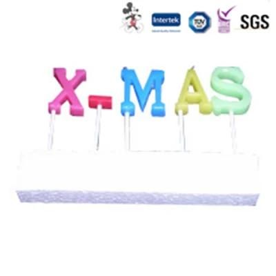 PVC Box Packaging Letter X-Mas Candle