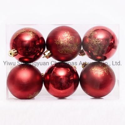 New Design Christmas Ball for Holiday Wedding Party Decoration Supplies Hook Ornament Craft Gifts