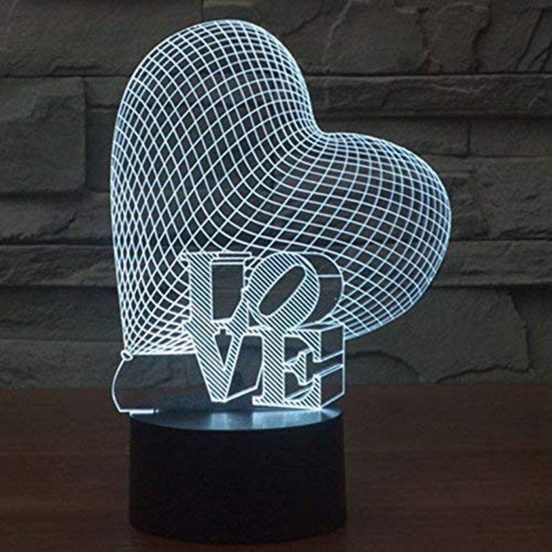 3D LED Lamp for Home Room Christmas Party Decoration