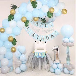 Blue Theme Balloon Arch Set Party Baby Shower Wedding Decoration Balloons