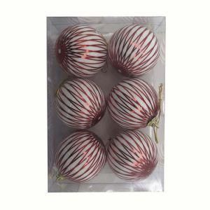 Christmas Tree Decoration Balls Set of Six