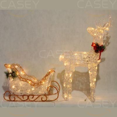 Christmas Motif Decoration 3D Squirrel LED Acrylic Light