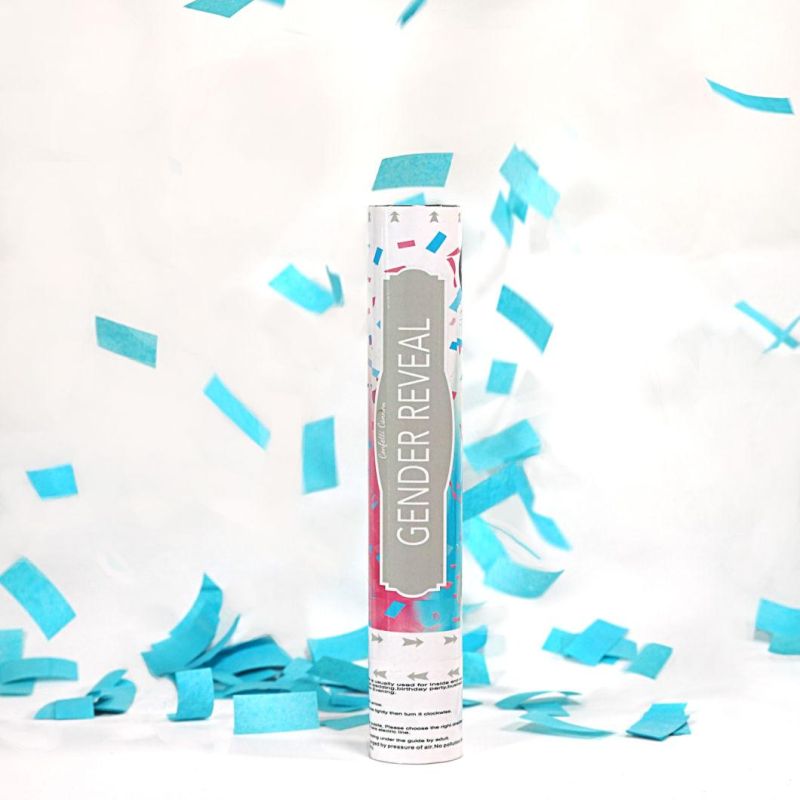 Gender Reveal Confetti Poppers Confetti Cannon Party Popper for Celebrations