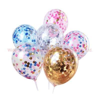 5 Inch Confetti Balloon Baby Shower Birthday Party Cake Decoration