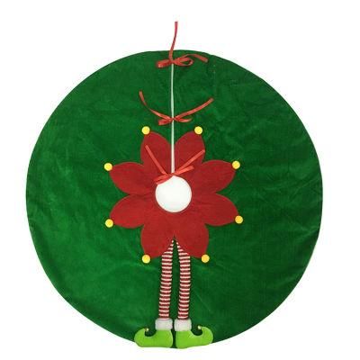 Custom Elf Velvet Christmas Decoration Wholesale Christmas Tree Skirt
