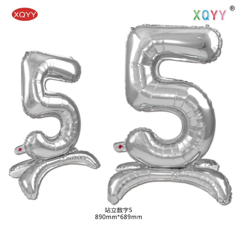 Mylar Number 32 Inch Party Decoration Foil Number Balloon