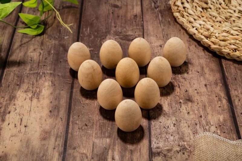 Wooden Decorative Easter Hanging Egg Party Decoration for Kids