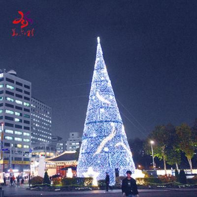 2021 Wholesale Outside Waterproof Giant Artificial LED Christmas Tree