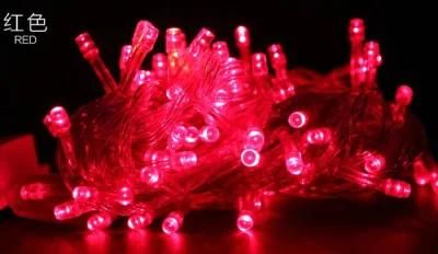 10 Meter String of 100 LED Solar Powered Fairy Light