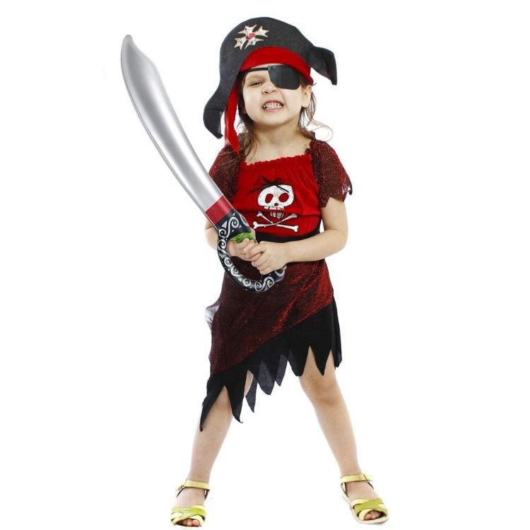 Halloween Party Inflatable Pirate Sword for Children Knife Stage Props Interactive Children Toys