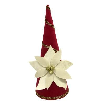 Newest Table Decorating Velvet Tree Topper Custom Christmas Decorative Ornament