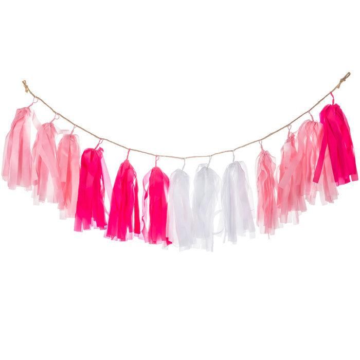 Wedding Birthday Party Decor Tissue Hanging Paper Tassel for Balloon