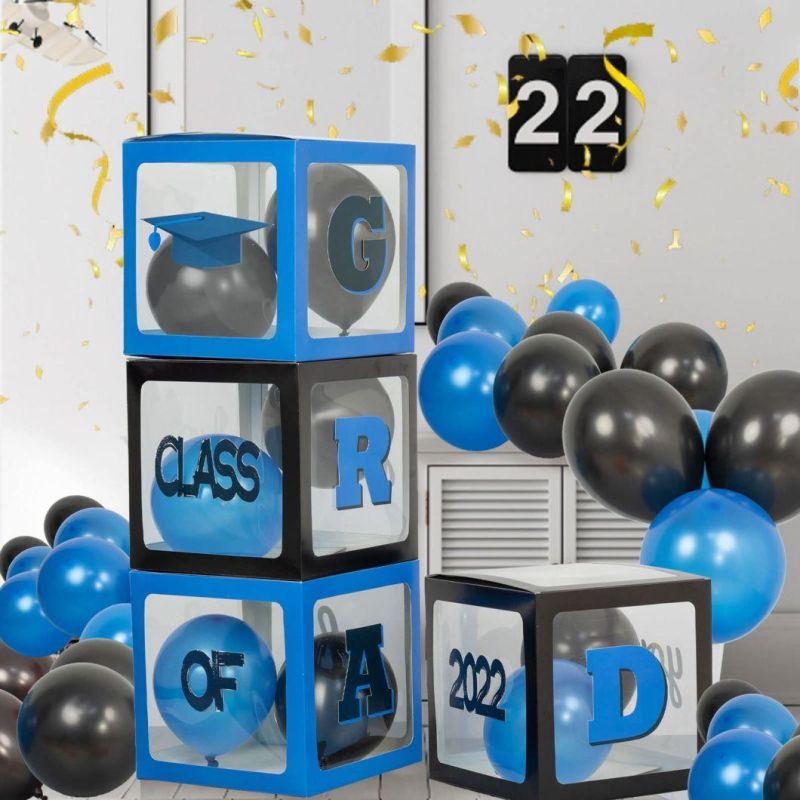 Party Balloons Graduation Round Birthday Arch Foiled Lights PVC Clear Transparent Ballons Party Decorations Bleu De Football Anniversair Ballons