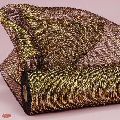 Fashion Laser Twinkle Metallic Deco Mesh for Packing