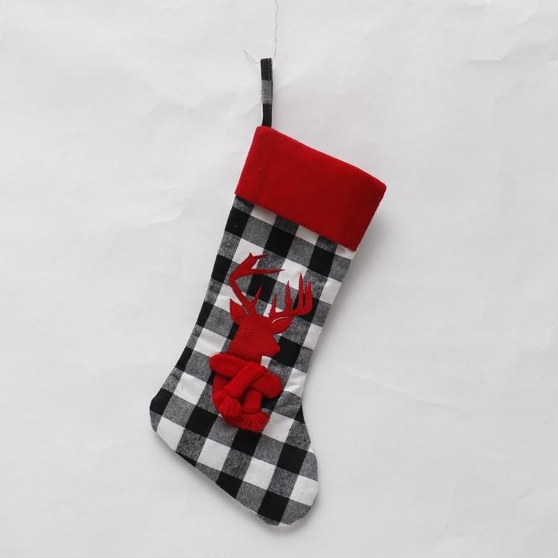 Factory Price Luxury Us Style Christmas Party Christmas Hanging Gift Stockings