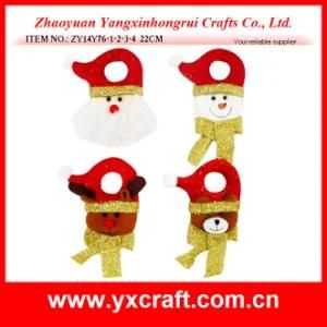 Christmas Decoration (ZY14Y76-1-2-3-4) Christmas Felt Hanger Christmas Decoration Material