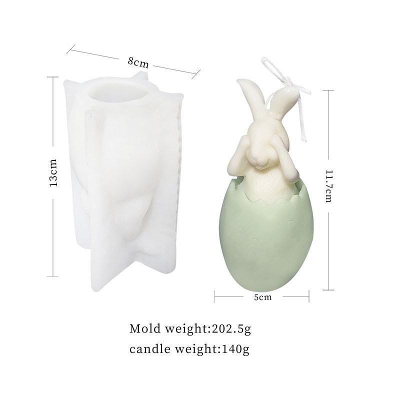 Easter Eggshell Candle Model Rabbit Aromatherapy Module