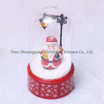 Christmas Santa Home Decoration Snowglobe with Light