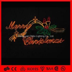 Chiristmas LED Rope Motif Lights Merry Christmas Letter