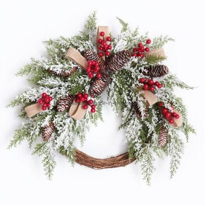 Hot Design Artificial Wreath Garland Home Decoration Navidad