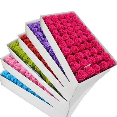 Unique Portable Personal Care Cute Flower Shape Hand Paper Soap Disposable Soap Paper Sheet