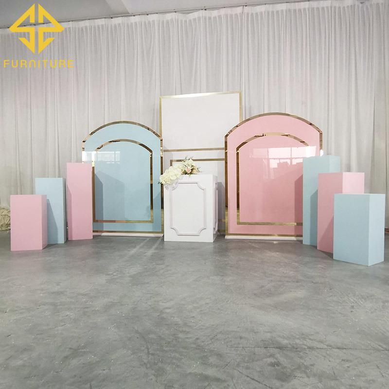 New Arrival Luxury Design PVC Wedding Decoration Backdrop Events Party Decor Background Wall