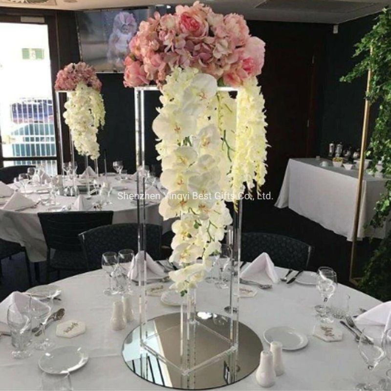 Factory Wholesale Acrylic Wedding Flower Stand