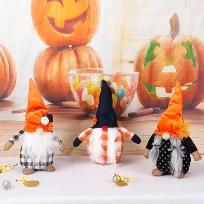 Thanksgiving Doll Pumpkin Maple Leaf Harvest Festival Faceless Doll Dwarf Doll Decoration Supplies