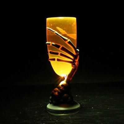 Glow Party Supplies - Halloween Grimace Wine Glass