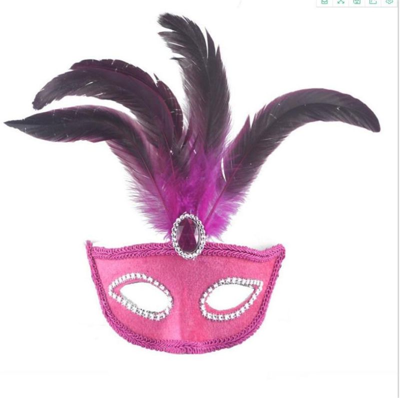 New Red Christmas Masquerade Mask