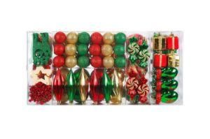 Wholesale Custom Handmade Colorful Plastic Balls for Christmas Tree Decoration