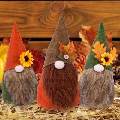 Harvest Festival Decorations Faceless Doll Rudolph Decoration Thanksgiving Day Decorations