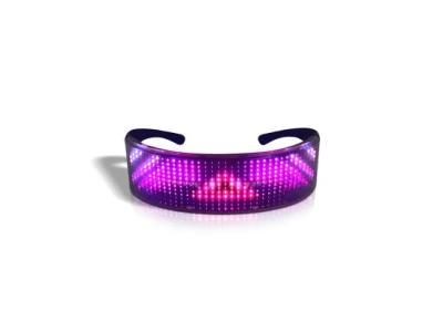 New APP Illuminated Glasses Shutter Heart-Shaped Christmas LED Bluetooth Holiday Gift Party Supply Glasses