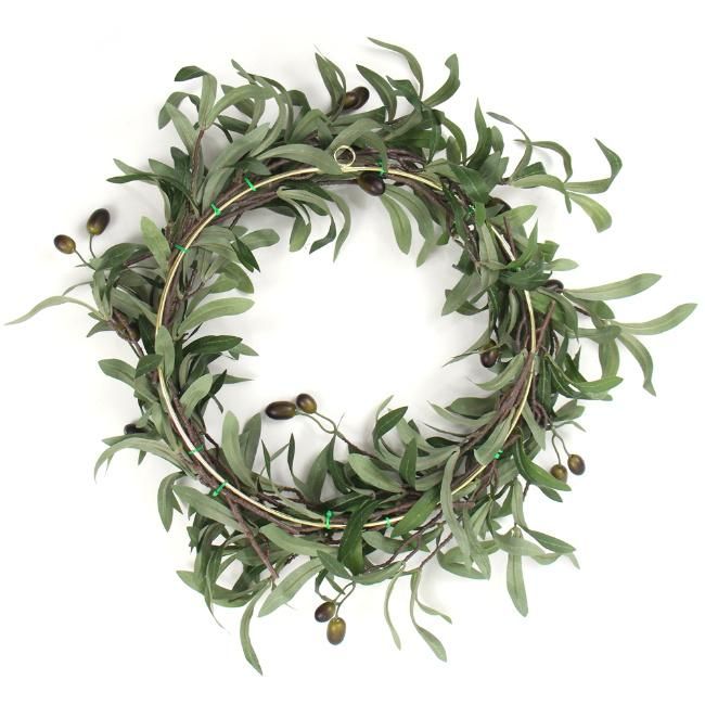 Christmas Decoration 45 Cm Artificial Wreath Garland for Wedding Front Door Decoration