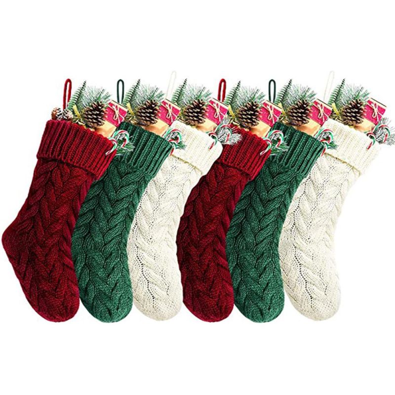Yiwu Factory Direct Sale 46cm Christmas Hanging Gift Stocking