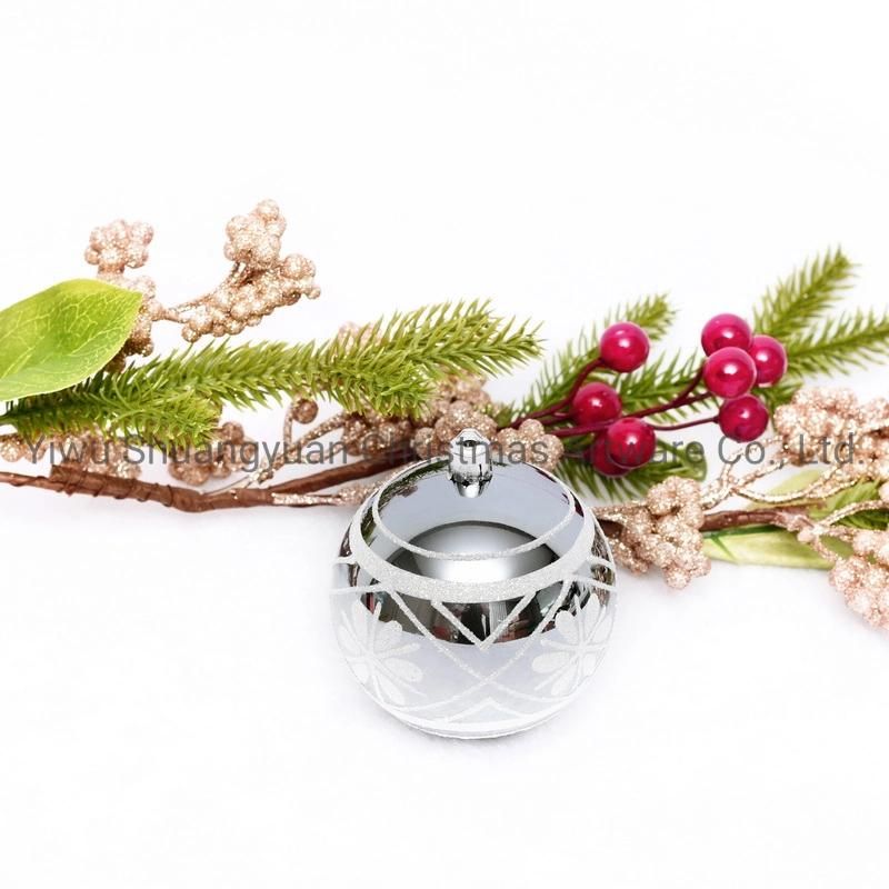 New Design Christmas Ball for Holiday Wedding Party Decoration Supplies Hook Ornament Craft Gifts