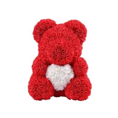Wholesale Valentine&prime;s Day Girlfriend Gift Small Tedy Bear Ours En Roses Rozen Beer Teedy Foam Teddy Rose Bear