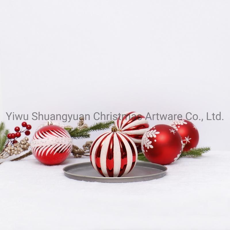 New Design Christmas Ball for Holiday Wedding Party Decoration Supplies Hook Ornament Craft Gifts