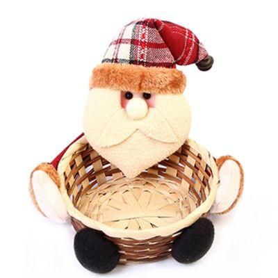 Christmas Basket Home Decor Storage Basket Gift Candy Basket