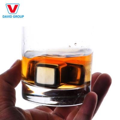 Ecofriendly Stainless Steel Ice Cube Bullet Shaped Whiskey Stone
